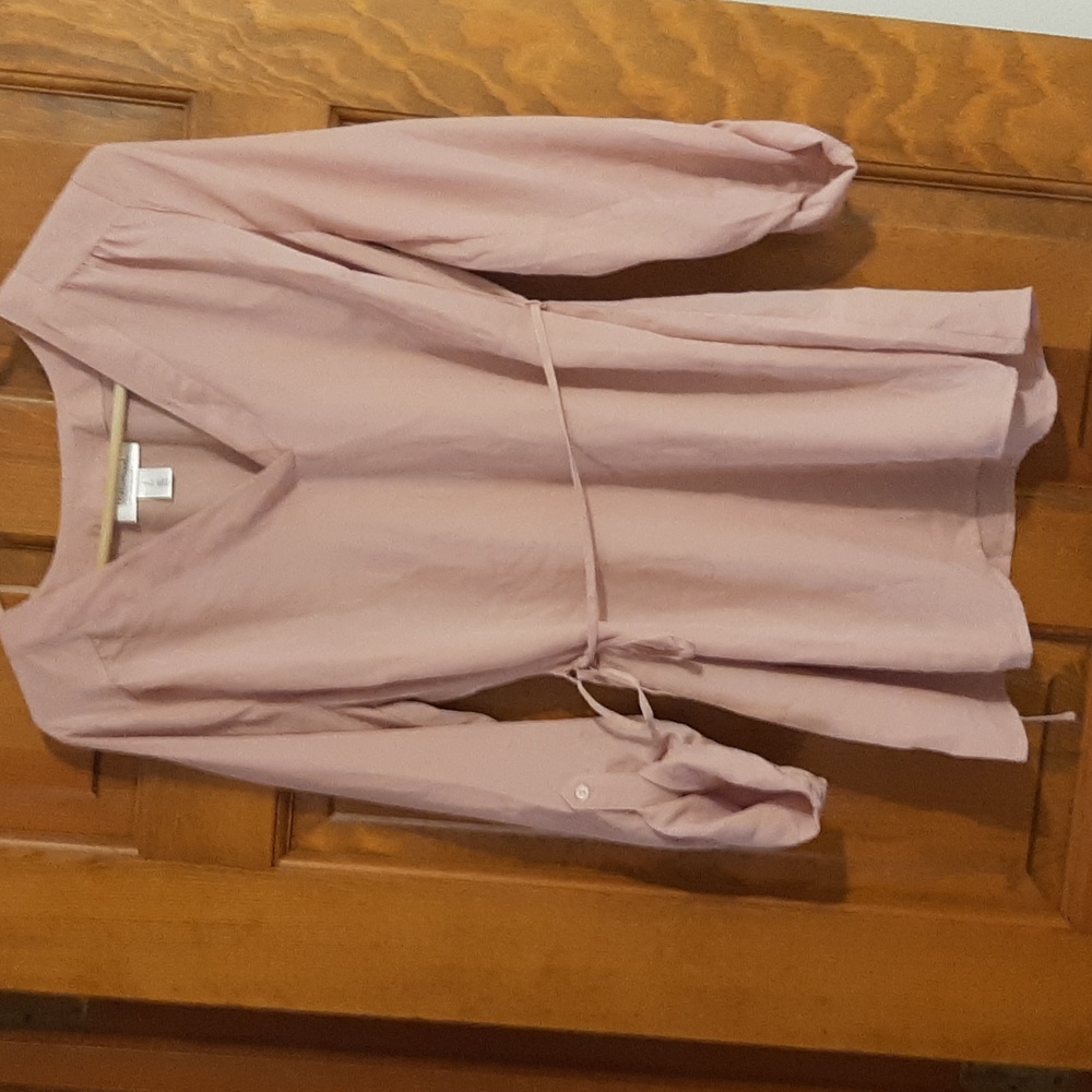 Flowing Maternity Top - Convertible Sleeves